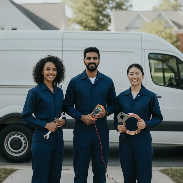 HVAC team in Stamford
